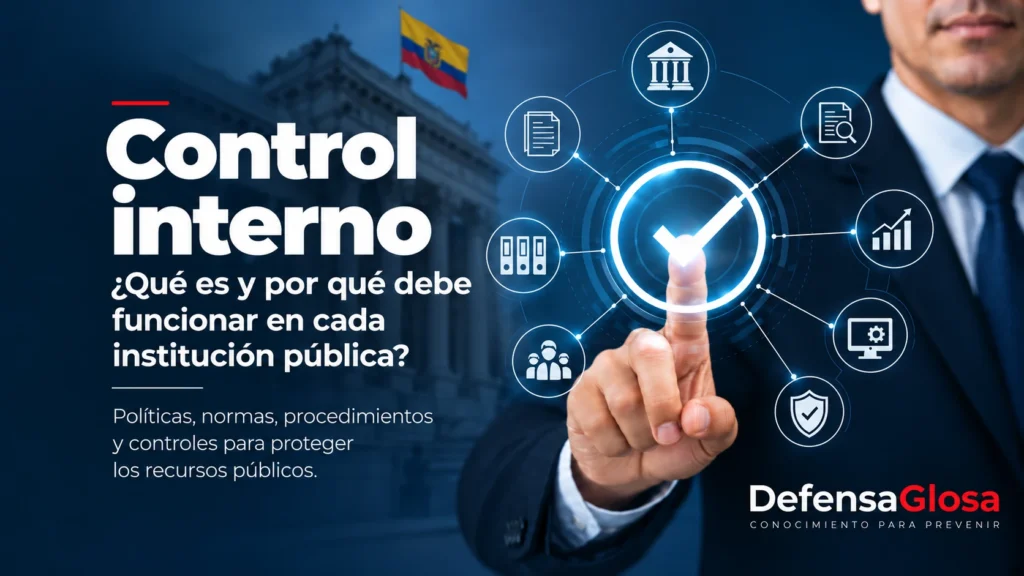 ¿Qué es el control interno y por qué debe funcionar en cada institución pública?