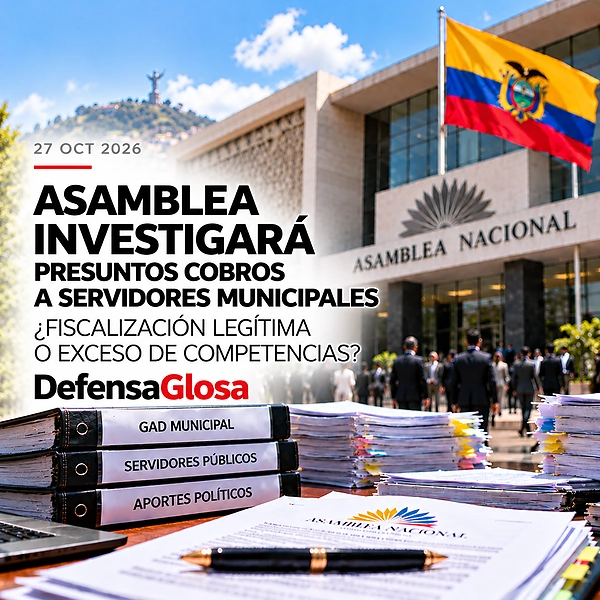 Asamblea Investigará Presuntos Cobros A Servidores Municipales: ¿Fiscalización Legítima O Exceso De Competencias?