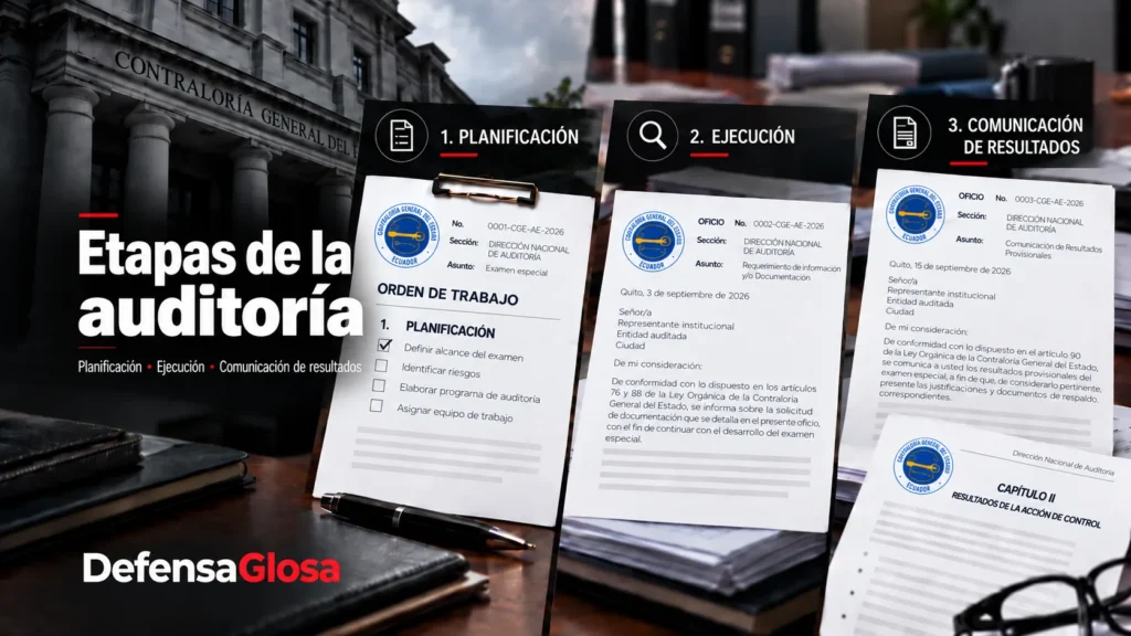 Las fases de una auditoría de la Contraloría: lo que ocurre antes del informe